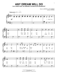 Any Dream Will Do von Andrew Lloyd Webber (Download) 