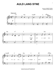Auld Lang Syne von Robert Burns (Download) 