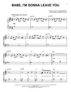 Babe, I'm Gonna Leave You von Led Zeppelin (Download) 