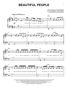 Beautiful People von Ed Sheeran (Download) 