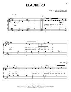 Blackbird von The Beatles (Download) 