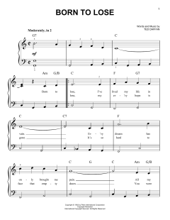 Born To Lose von Ted Daffan (Download) 