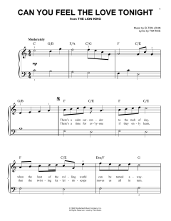 Can You Feel The Love Tonight von Elton John (Download) 