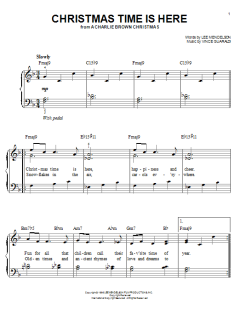 Christmas Time Is Here von Lee Mendelson (Download) 