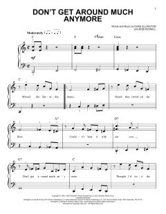 Don't Get Around Much Anymore von Duke Ellington (Download) 
