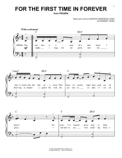 For The First Time In Forever von Robert Lopez (Download) 