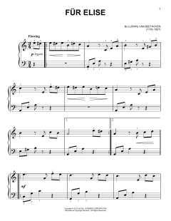 Fur Elise von Ludwig van Beethoven (Download) 