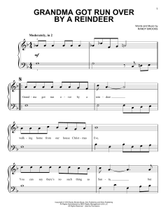 Grandma Got Run Over By A Reindeer von Randy Brooks (Download) 