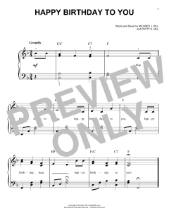 Happy Birthday To You von Patty S. Hill (Download) 