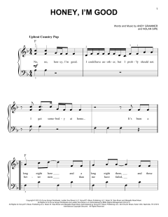 Honey, I'm Good von Andy Grammer (Download) 