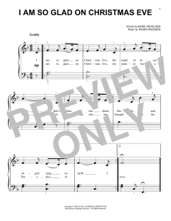 I Am So Glad On Christmas Eve von Peder Knudsen (Download) 