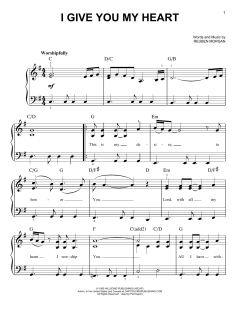 I Give You My Heart von Hillsong Worship (Download) 