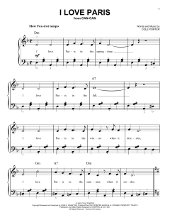 I Love Paris von Cole Porter (Download) 