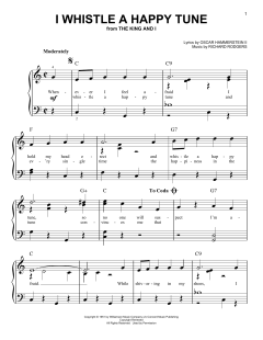 I Whistle A Happy Tune von Oscar Hammerstein II (Download) 