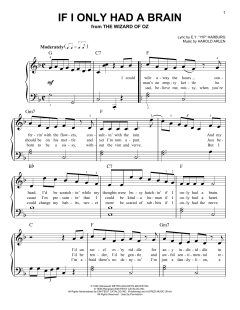 If I Only Had A Brain von Harold Arlen (Download) 