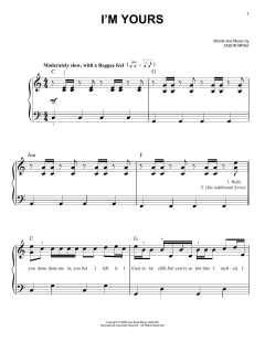 I'm Yours von Jason Mraz (Download) 