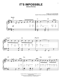 It's Impossible von Perry Como (Download) 