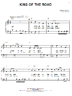 King Of The Road von Randy Travis (Download) 