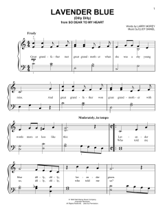 Lavender Blue von Burl Ives (Download) 