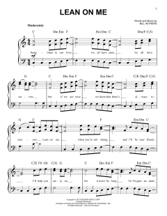 Lean On Me von Bill Withers (Download) 