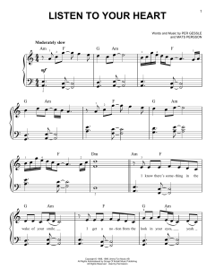 Listen To Your Heart von Roxette (Download) 