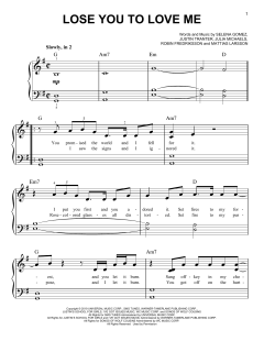 Lose You To Love Me von Selena Gomez (Download) 