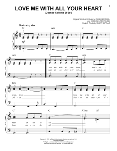 Love Me With All Your Heart von The Ray Charles Singers (Download) 