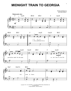 Midnight Train To Georgia von Jim Weatherly (Download) 