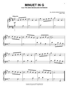 Minuet In G (Download) 