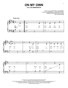 On My Own von Herbert Kretzmer (Download) 