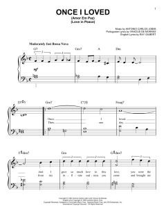 Once I Loved von Antonio Carlos Jobim (Download) 