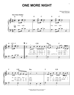 One More Night von Phil Collins (Download) 