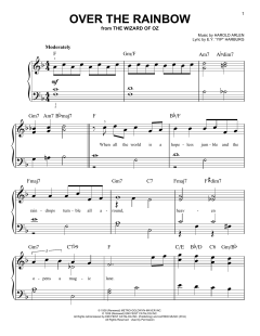 Over The Rainbow von Edgar Y. Harburg (Download) 