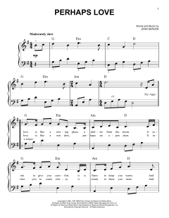 Perhaps Love von John Denver (Download) 