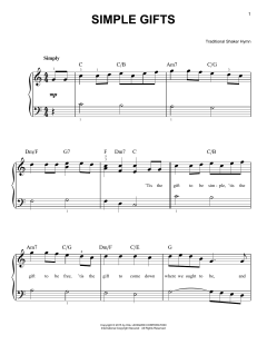 Simple Gifts von Traditional Shaker Hymn (Download) 