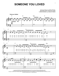 Someone You Loved von Lewis Capaldi (Download) 