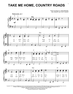 Take Me Home, Country Roads von John Denver (Download) 