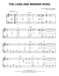 The Long And Winding Road von The Beatles (Download) 