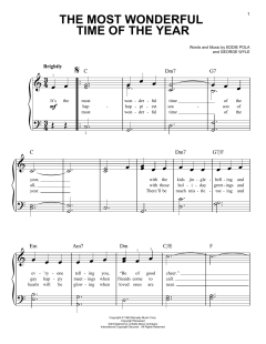 The Most Wonderful Time Of The Year von George Wyle (Download) 