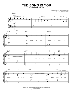 The Song Is You von Jerome Kern (Download) 