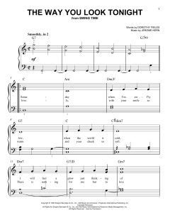 The Way You Look Tonight von Jerome Kern (Download) 