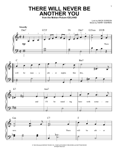 There Will Never Be Another You von Mack Gordon (Download) 