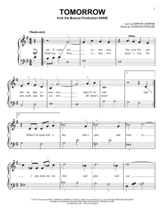 Tomorrow von Martin Charnin (Download) 