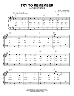 Try To Remember von Harvey Schmidt (Download) 