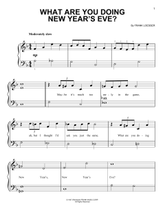 What Are You Doing New Year's Eve? von Frank Loesser (Download) 