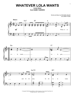 Whatever Lola Wants von Richard Adler (Download) 