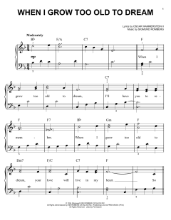 When I Grow Too Old To Dream von Sigmund Romberg (Download) 