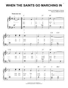 When The Saints Go Marching In von James M. Black (Download) 