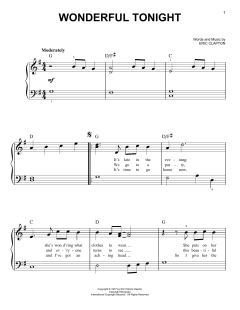 Wonderful Tonight von Eric Clapton (Download) 