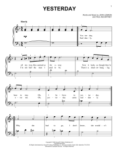 Yesterday von The Beatles (Download) 